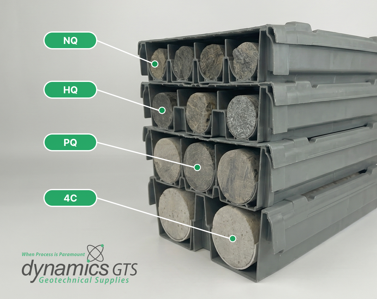 Plastic Core Trays NQ HQ PQ 4C - 1050mm - Image 2